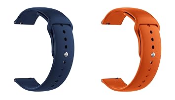 Acm Pack of 2 Watch Strap Silicone Belt 