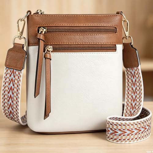 Mochila moderna unissex com alça superior e alça ajustável, Branco, Medium, Normal