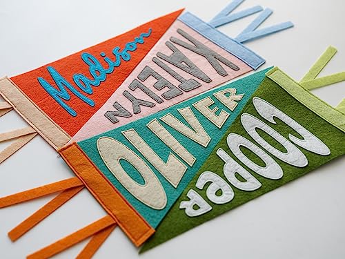 Customized Rosanbella Name Pennant for Nursery Decor - Personalized Baby Name Flag for Boys and Girls, Customizable Color Options for Unique Wall Hanging - Image 2