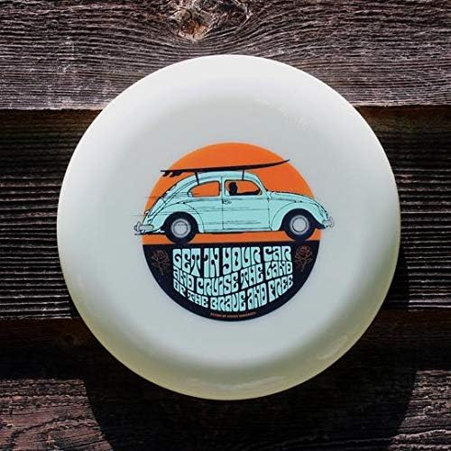 Funn & Frolic - USA Roses are Free Poster Art Frisbee 175gm Glow/Ween Inspired