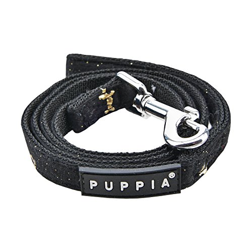 Puppia Laisse Gia, Grande, Noir,