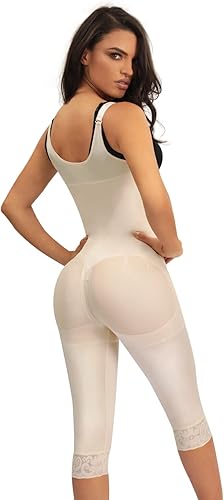 Miniatura 2 de FAJA Etapa 3 - Prenda de alta compresión con liposucción BBL para después de la operación, longitud de la rodilla