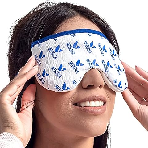 Eye Mask for Dry Eyes | Warm Eye Compress | Natural Heat Eye Mask for Styes, Blepharitis, Tired Eyes & More by Medcosa Cover