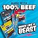 Jack Link’s x MrBeast Beef Jerky Variety Box, As Seen on Beast Games, Made with 100% Real Beef, Jerky Bags, Beef Sticks, Pantry-Ready Snacks, 9 Count Variety Pack