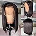Lace Front Wigs Bob Straight Glueless Brazilian Human Hair Full Lace Wigs For Black Women Middle Part 150% Density