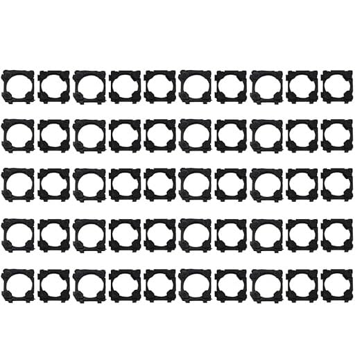 SP Electron (Pack of 50) 18650 Batteries Spacer Radiating Shell Plastic Heat Holder Bracket-image-27