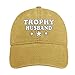 Trophy Husband Unisex Denim Hat Casual Baseball Cap Dad Hat Trucker Caps with Adjustable