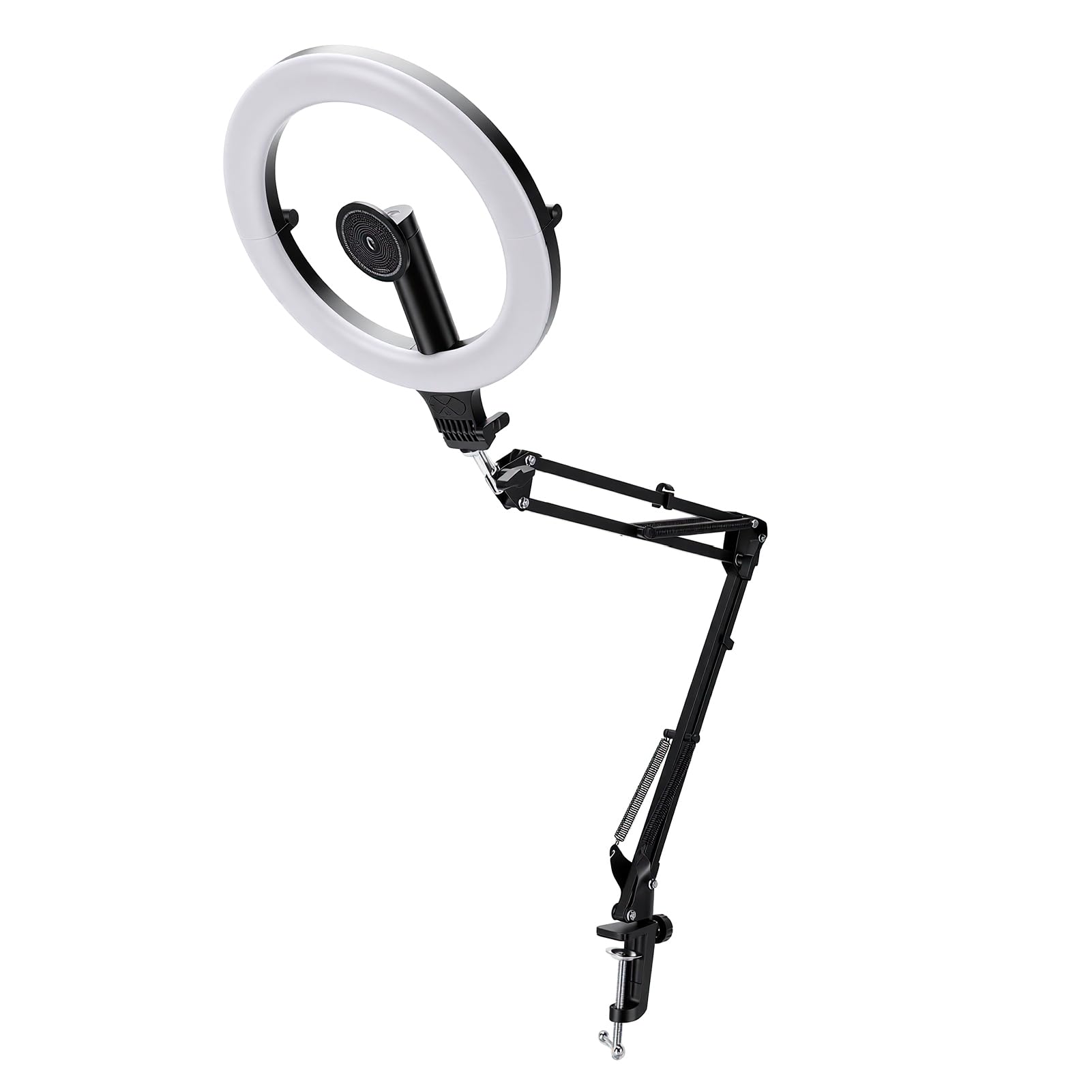 Karlak Anneaux Lumineux LED Pliables de 10 Pouces, avec Support de Téléphone Magnétique pour Le Maquillage et Le Streaming, Solution D'éclairage Portable 3000K-6500K