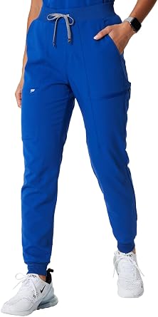 Fabletics Womens High Rise Active Scrub Jogger - MotionTech, 4-Way Stretch, Pocket-Packed, Lightweight, Semi-Slim Fit