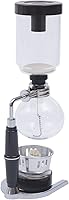 Vista 5 de Kaibrite Cafetera sifón sifón de mesa de vidrio sifón olla de vidrio sifón cafetera de sifón de sifón cafetera al vacío (3 tazas (12.2 fl oz))