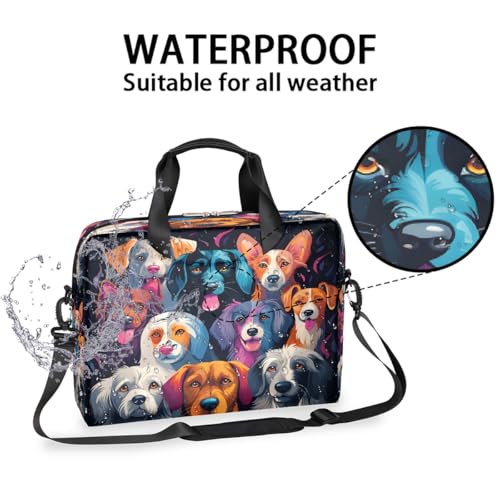 Maletín portátil unisex para laptop 15.6-16 pulgadas miniatura 3