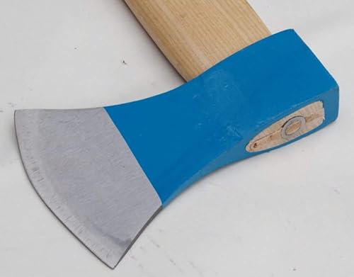 Miniatura 3 de Biber Muller Beaver-Hacha Broad Broad Broad 35.27 oz,3.45 Pound-Línea Azul-Mango de Ceniza Forjado en Austria- 0017,10