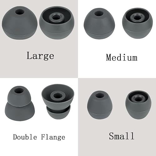 Miniatura 8 de Juego de auriculares de silicona de repuesto compatibles con auriculares inalámbricos Powerbeats Pro Beats, 4 pares (blanco)