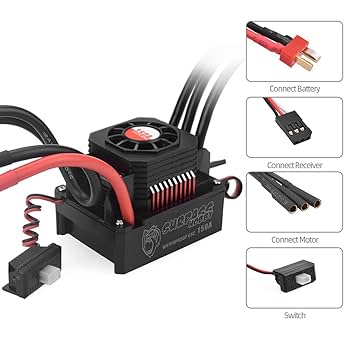 Amazon.co.jp: LOUJIN サーパスホビー150AブラシレスESC防水電動