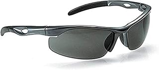 Galeton 9200348 Cyclone Contemporary Scratch and Impact Resistant Anti-Fog Lenses Safety Glasses, Gray
