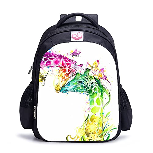 Sac à dos de loisirs girafe pour les sorties scolaires des enfants et étudiants