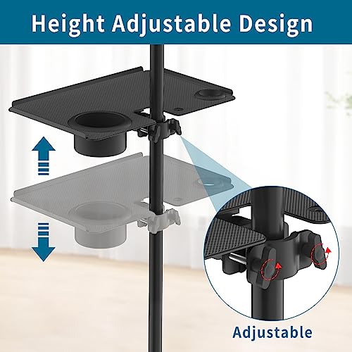 Multi-Functional Microphone Stand Tray with Phone Holder - Image 3