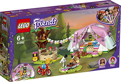 Friends Glamping nella Natura, Avventure nel Bosco con 2 Mini Bamboline, Giocattoli per Bambini di 6 Anni, 41392 - Lego - Immagine 2