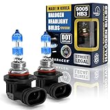 Premium OEM 9005/HB3 Halogen Headlight Bulbs (High Beam) -...