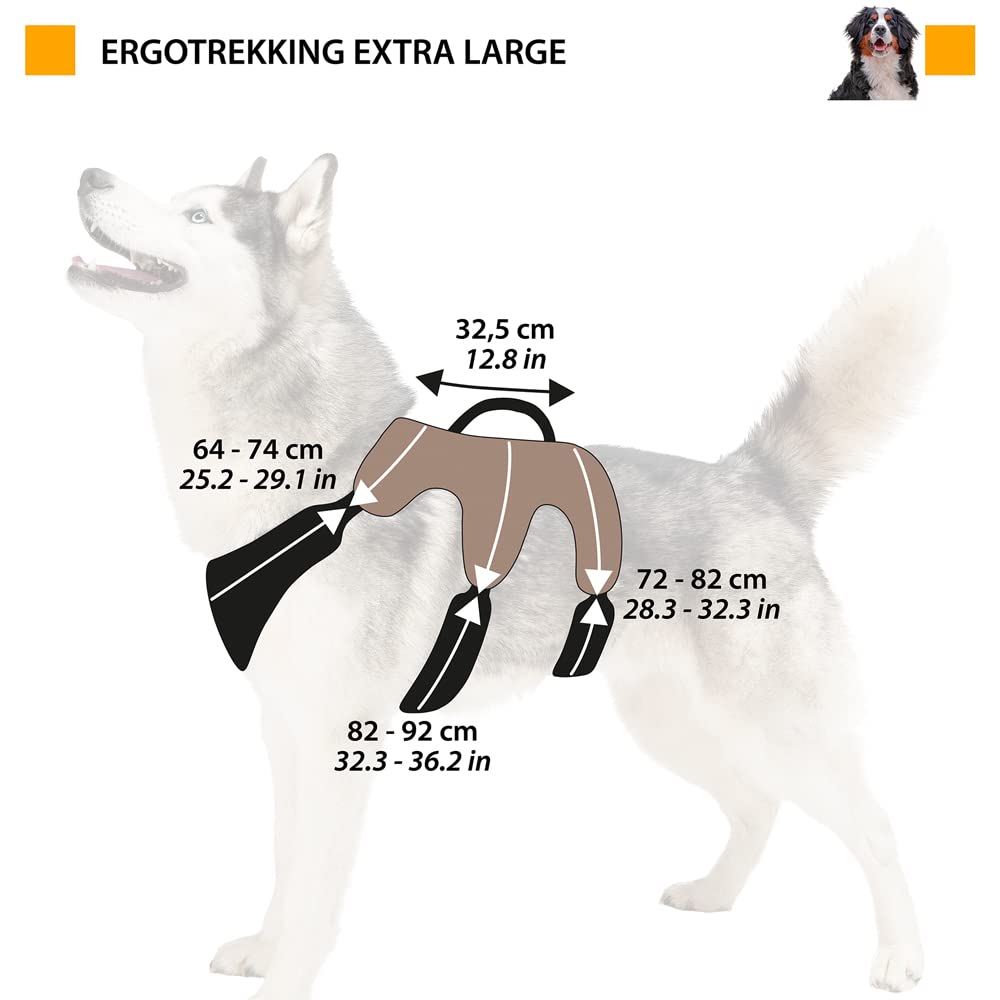 Arnés para perros NIKITA FASHION S, transpirable, acolchado y ajustable | Arnés acolchado y reflectante para comodidad, control y seguridad en paseos, senderismo y actividades al aire libre