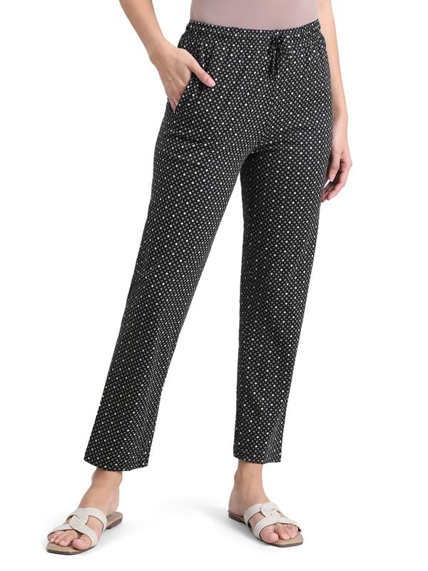 go colors Soft Cotton Lounge Pants Full Length For Women| Breathable, Mid Rise-picture-45