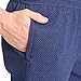All in Motion Men's Textured Knit Fleece Lined Jogger Pants (US, Alpha, X-Large, Regular, Regular, Navy)