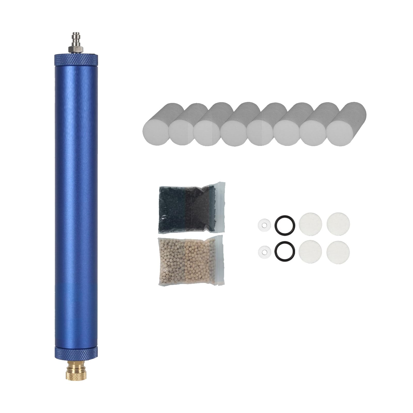 Séparateur d'huile et d'eau en aluminium robuste avec trois couches de petite taille 3 étapes pour la plongée sous-marine