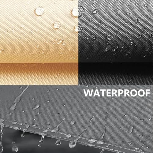 Toldo vela de sombra triangular impermeable para exterior terraza y jardin 5