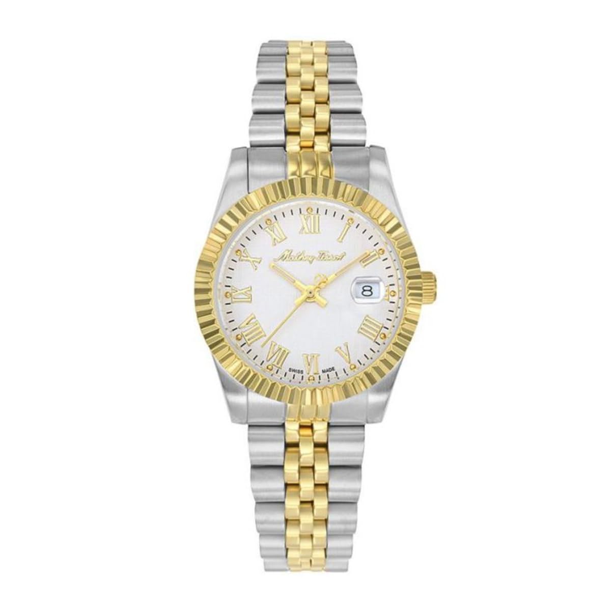 Mathey-Tissot Stainless Steel Silver Dial Roman Quartz Analogue Watch for Women -D810Bbr, Multi-Color Band (B0C8NHYNYC) Amazon Price History, Amazon Price Tracker