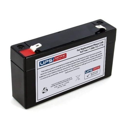 6V 1.3Ah SLA Replacement Battery for Leoch DJW6-1.2 T1 F1 6V1.3AH 6V1.4AH 6V1.2AH LP6-1.4