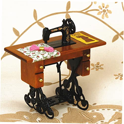 Zerodeko Casa De Bonecas Máquina De Costura Brinquedos Mecânicos Brinquedos Brinquedos De Mesa Playh