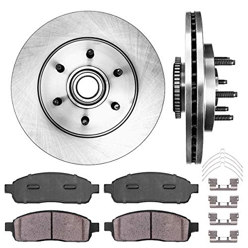[ Rwd ] Callahan Front 329.95 Mm Premium Oe 6 Lug [2] Brake Disc Rotors + [4] Ceramic Brake Pads + Hardware Crk12861 #TOP23