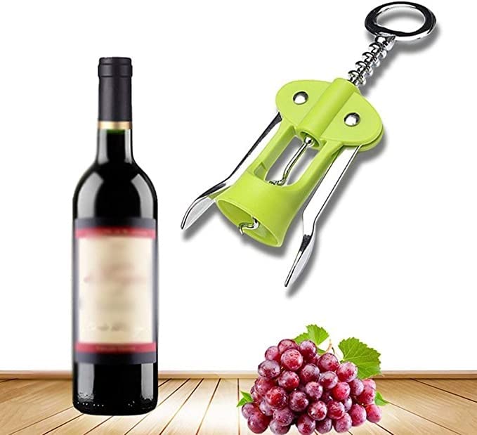 sacacorchos, Abridor de botellas verde, aleación de Zinc, encantador camarero, Metal, cerveza, vino, sacacorchos, mango de botella, abridor, sacacorchos, herramienta de cocina