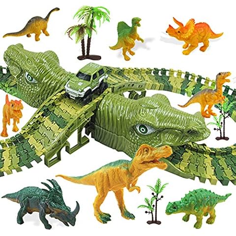 MOOKLIN ROAM 153pcs Pistas Circuito de Dinosaurio Cover