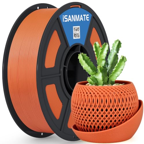 Image of iSANMATE 3D Printer Filament ASA Terracotta 1KG, UV & Weather Resistant ASA Filament Perfect for Outdoor Functional Parts,for Bambu Lab 3D Printers,AMS,AMSLite, 1kg Spool (2.2lbs)