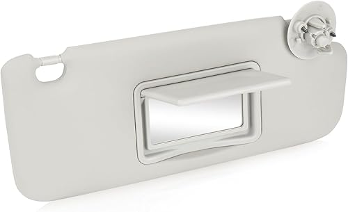 Vista 8 de Youxmoto Visera solar izquierda del lado del conductor para Chevy Sonic 2012-2019/Spark 2013 2014 2015 2016, visera parasol gris reemplaza#