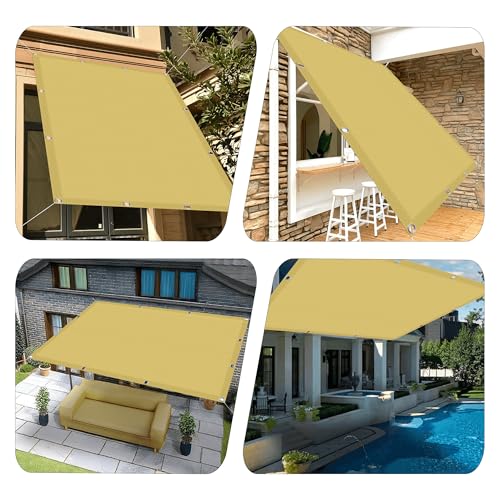 Voiles d'ombrage rectangulaire pour supprimer la chaleur du balcon