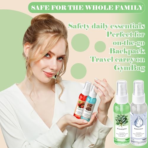Image of 6 Pcs Hydrating Hand Sanitizers Spray Travel Size, 2 Fl oz | Scented Small Hand Sanitizers Spray, Portable, Moisturizing, Refreshing, for Employee Staff Teacher Nurse Appreciation Gifts