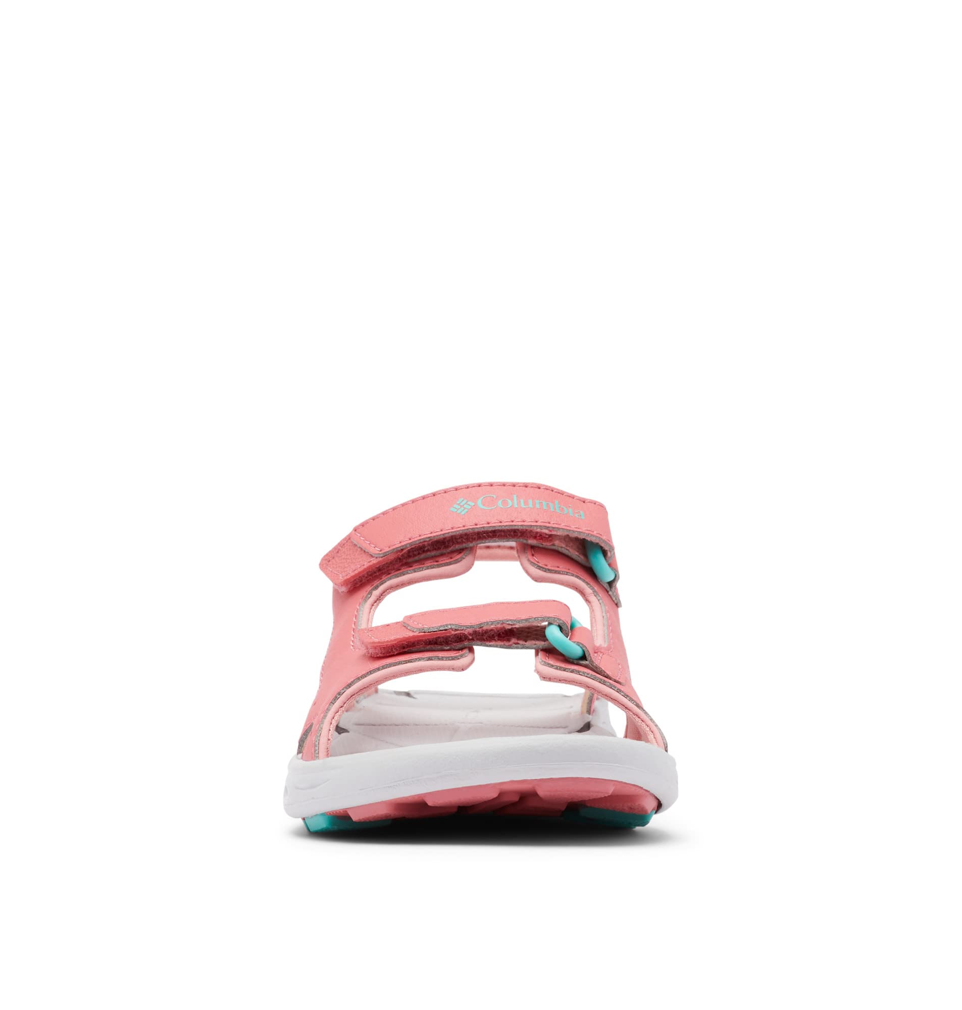 Columbia Youth Techsun Vent Sandales De Randonnée Et Trekking pour Mixte enfant, Rouge (Wild Salmon x Dolphin), 38 EU