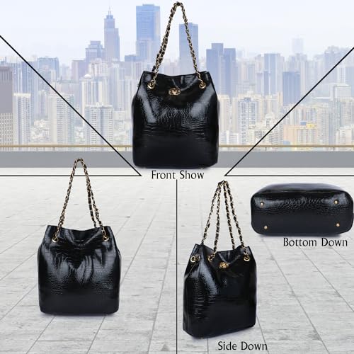 Image of Women's Stylish Handbag with Detachable Sling Strap | Croc Texture Shoulder & Crossbody Bag | Spacious Zip Closure Tote for Office, Daily & Travel Use | Chic Croc Texture, Adjustable Strap, Dual Carry Style, Rich Tan Finish, Twist Lock Closure, Spacious Interior