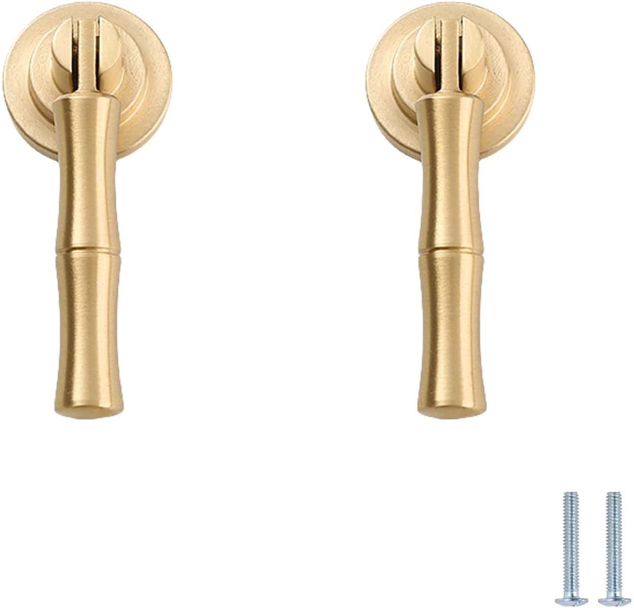 Tnbccxn 25*63*10Mm Cabinet Handles, Cabinet Handles,Door Knobs Brass Water Drop Pendant Handle Full Copper Handle(25 * 63 * 10Mm)