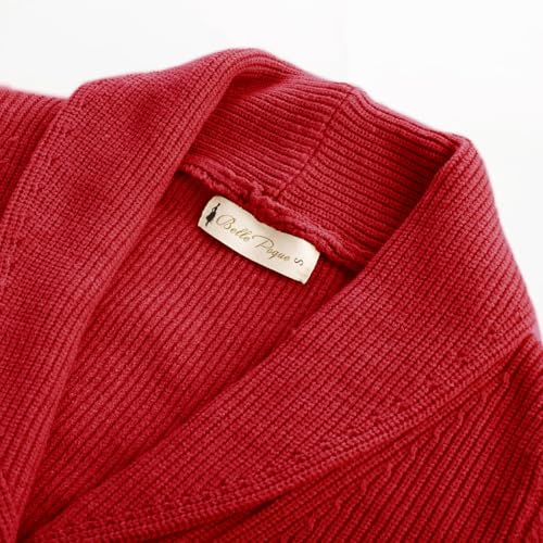 Image of Belle Poque Women Vintage Cardigan Sweater Shawl Lapel Button Down Sweater Outwear Coat