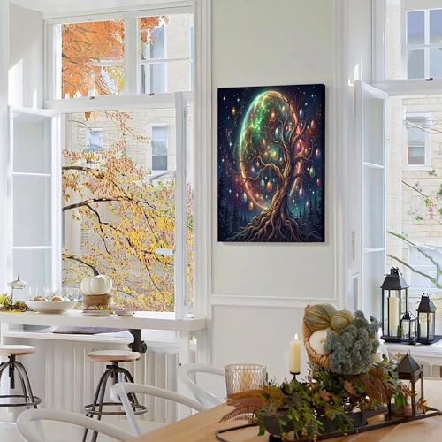 Pintura de paisaje fantástico para decorar paredes grandes de salones y dormitorios 4