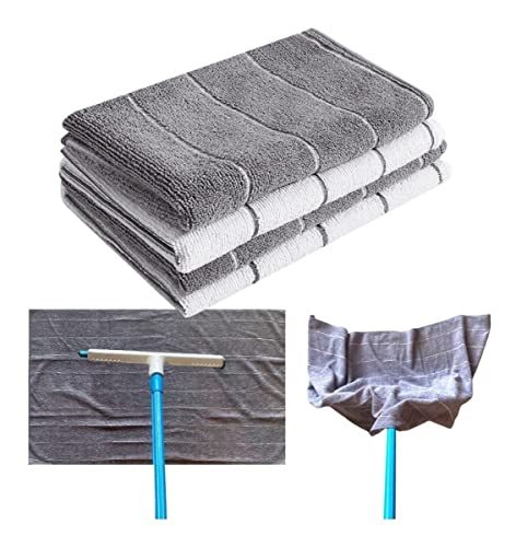 ISKILO 4 Super Pano Chão Microfibra Grande 80x50 Panão Limpeza (c...