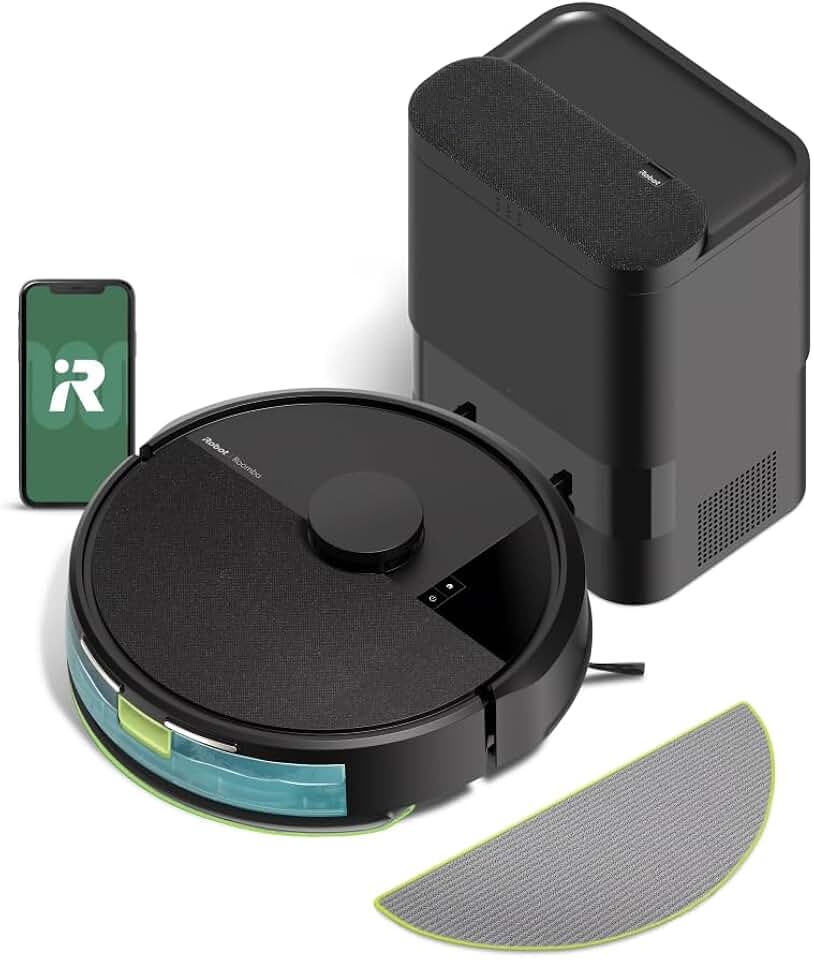 Robô Aspirador Roomba 105+ Combo com Base AutoEmpty Aspira e Passa Pano, Auto Esvaziamento, iRobot - 220V