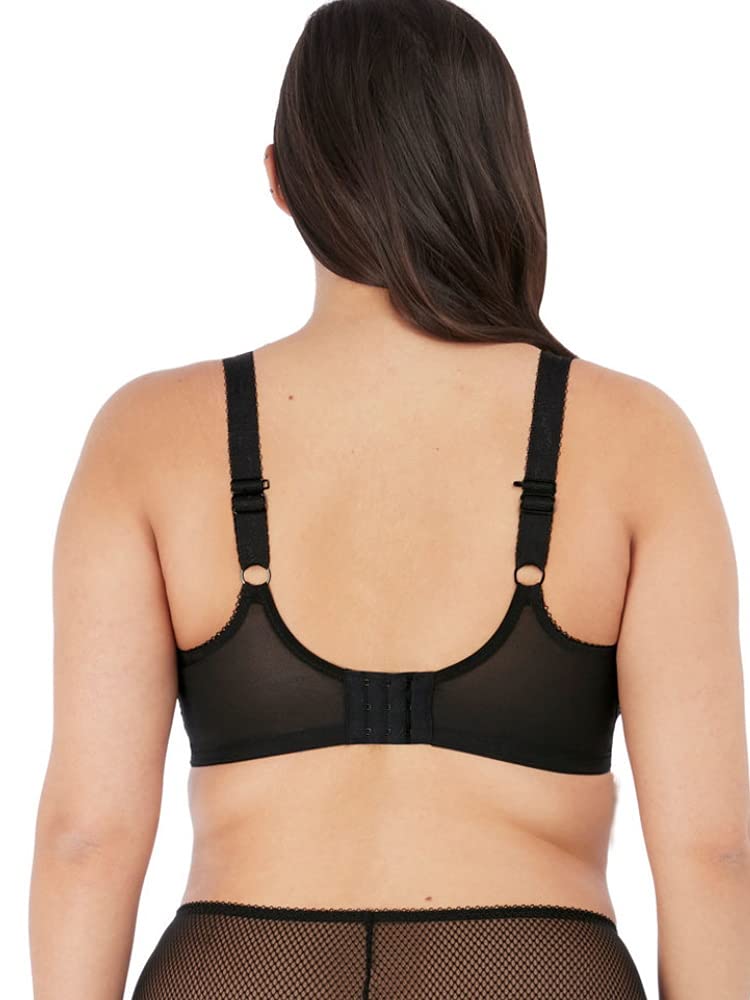 Elomi Damen Women’s Charley Plunge Bra: Floral Embroidery, Low Plunge, Dd+ Bras Plunge-BH