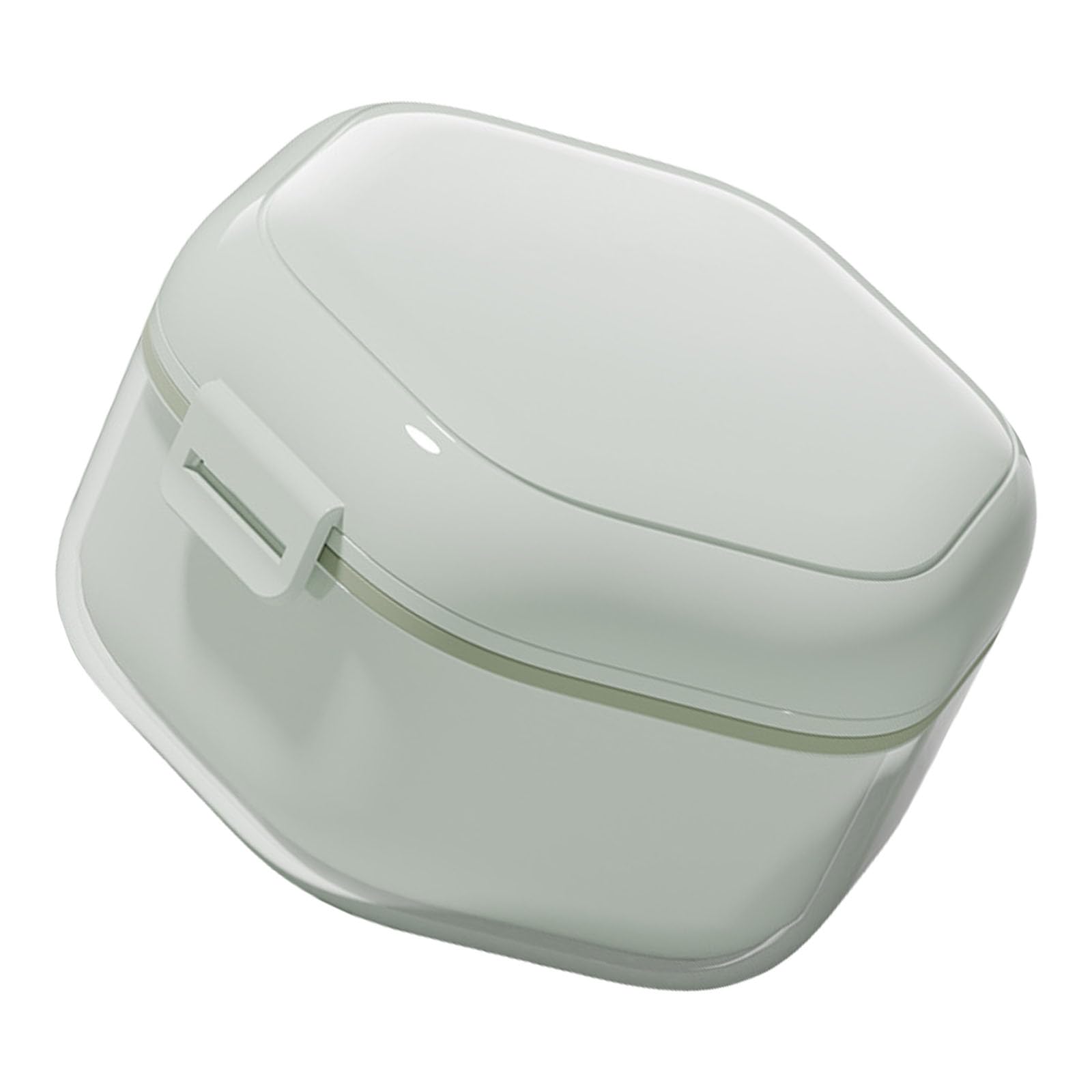 HZBB Friendly Denture Cleaning Box Teeth Aligner Case with Strainer Portable Retainer Storage Container Dentals Hygiene Organizers