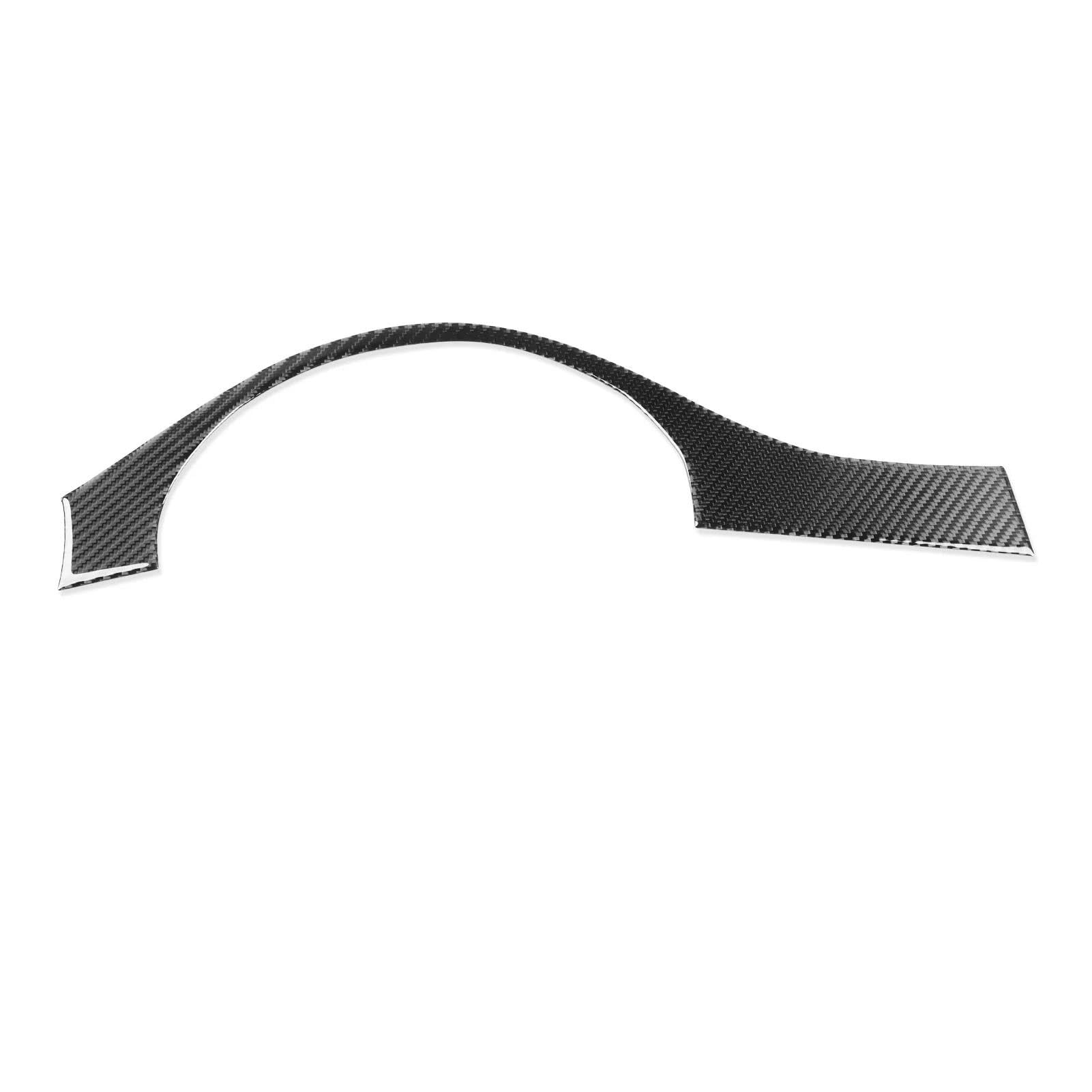 Auto Parts for 3 Series E90 2005-2012 Modified Carbon Fiber Instrument Bezel Piano Black Decorative Sticker CRRYUQWWM(Black-RHD)