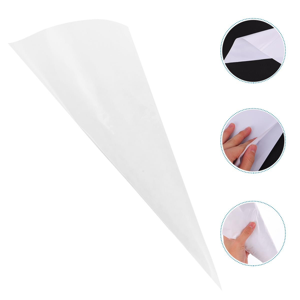 DOITOOL Sacco per Cemento Bianco Hdpe Resistente Strappi Cuciture Termo Sigillate 50 Pezzi per Stucco per Fughe Piastrelle e Applicazioni Edili