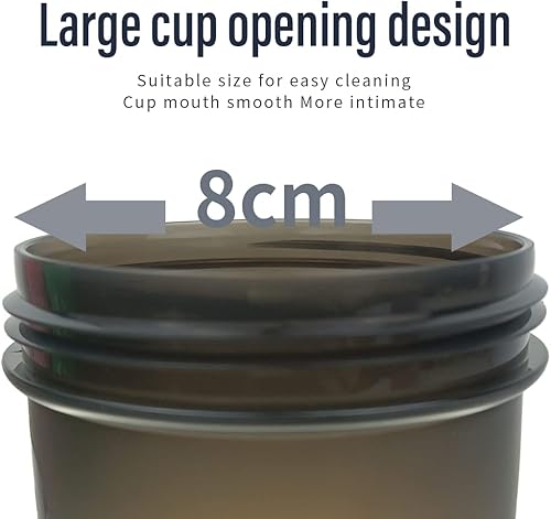 Miniatura 3 de Vaso agitador de botellas con asa de transporte y botellas agitadoras de bolas para mezclas de proteínas, taza de agua portátil, sin BPA, 22 onzas,